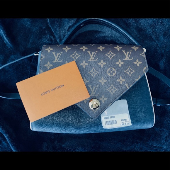 ❌SOLD❌ Authentic Louis Vuitton Double V Noir - Picture 1 of 9